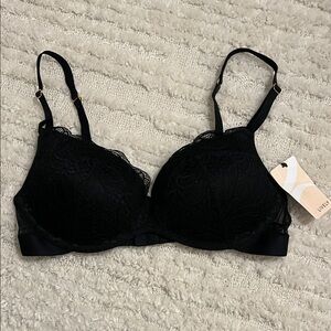 Lively Elegant Black Lace Bra